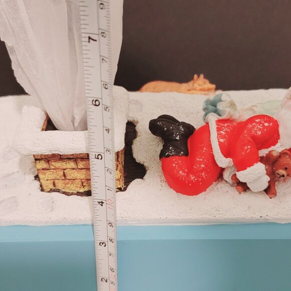 Sassy Santa on Roof 3D Christmas Tissue Box Hold Cover Tokyo Japan Rotary Hero - Picture 3 of 16